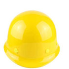 汉盾HANDUN HD-HT01圆盔式玻璃钢安全帽工地安全帽旋钮式帽衬黄色 1顶