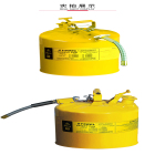 西斯贝尔SYSBEL SCAN003Y II型金属安全罐（2.5加仑)黄色 1个装