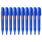 欧标（MATE-IST）B1526 油性记号笔塑料纤维1.5mm蓝色 10支/盒 1盒
