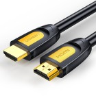 绿联 10128黄黑款圆线1.5米黄黑 HDMI线2.0版4k数字高清线3D视频线 1根