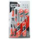 易尔拓 YATO YT-25980 工具钢 三色柄螺丝刀组套 8件套 38-100mm 1套